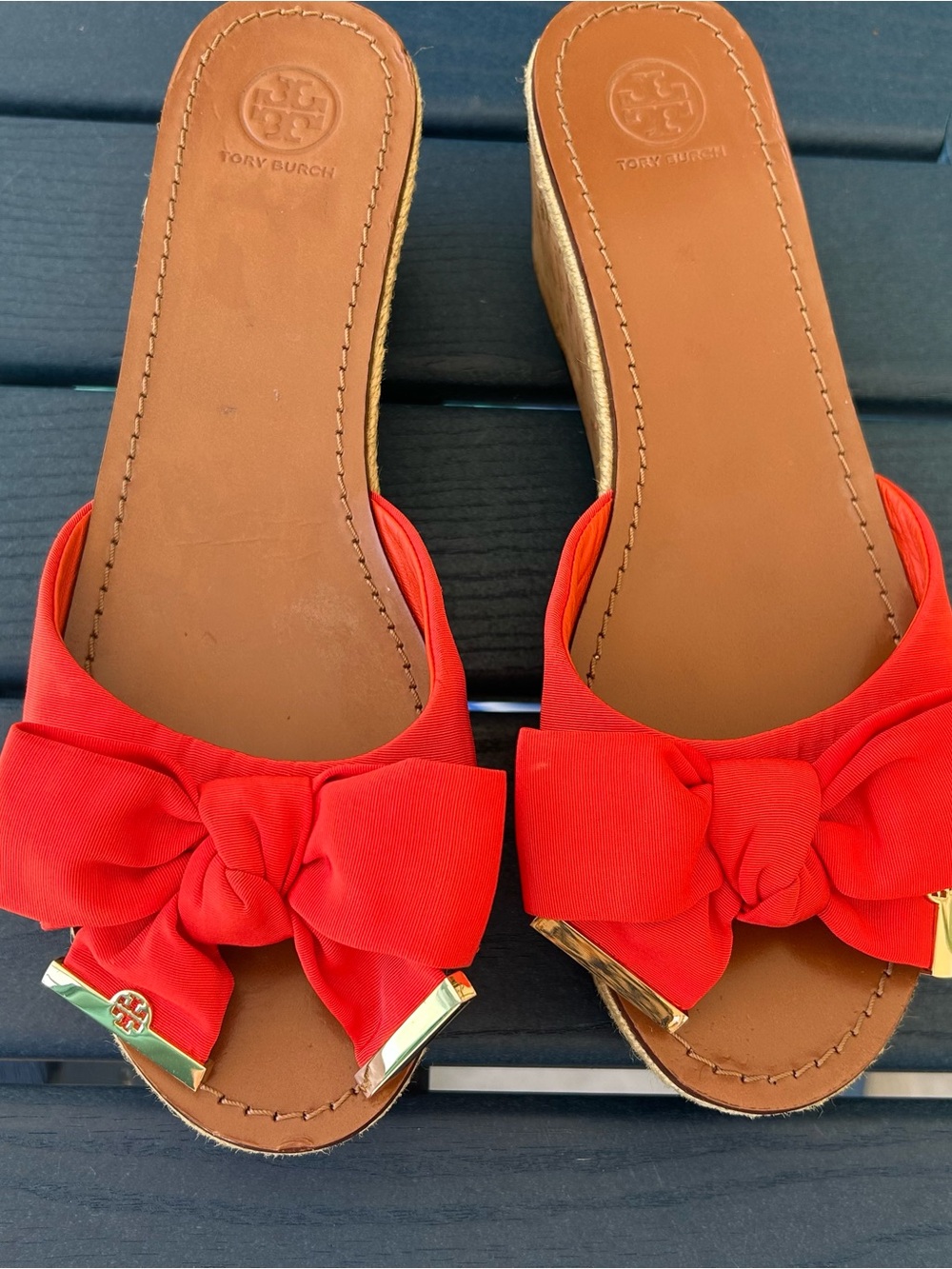 Tory Burch Cork Wedge Slide